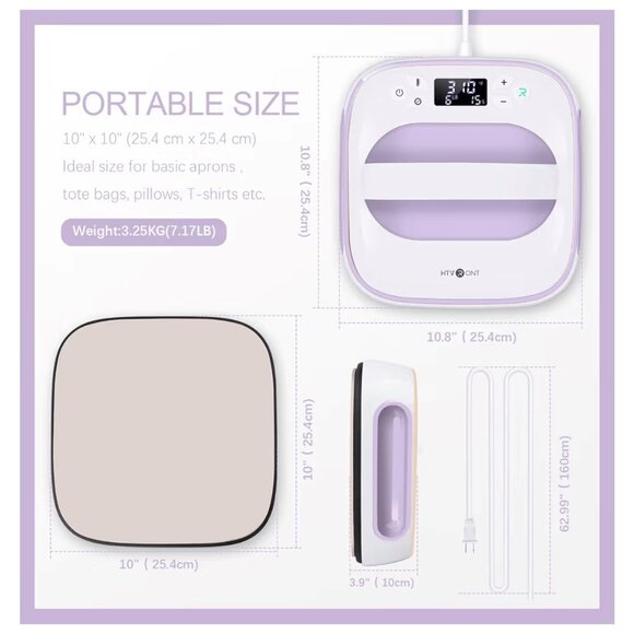 HTVRONT Heat Press - Picture 5 of 10